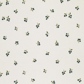 Tissu Maille Tricot Côtelé - Plaisir Fruité Myrtilles