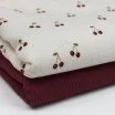Rib Knit Jersey Fabric - Confetti Hearts - (Jersey Fabrics)