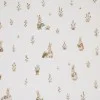 Rippstrick Jersey Stoff - Kaninchen Im Garten
