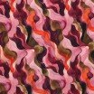 Tissu Jersey Bambou Impression Numérique - Vagues Batik Rose Olive Tissu Jersey Bambou Impression Numérique - Fleurs Blanches Sur Bleu - (Tissu Jersey Imprimé )