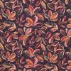 Tissu Jersey Bambou Impression Numérique - Feuilles Abstraites Sombres