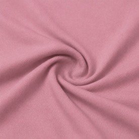 Tissu Jersey Bambou Rose Foncé