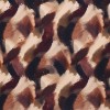 Tissu Jersey Bambou Impression Numérique - Traces De Peinture Brun Olive