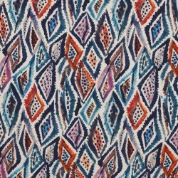 Tissu Jersey Bambou Impression Numérique - Parallélogramme Essence