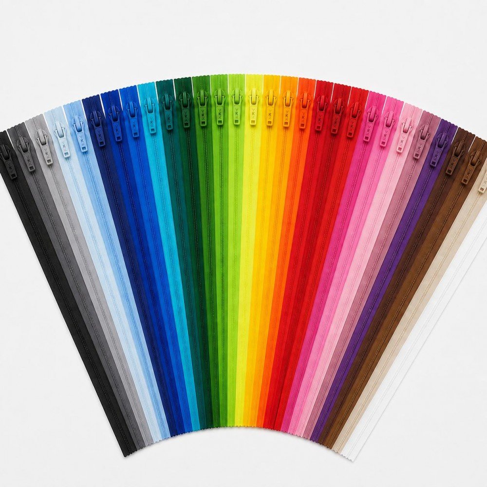 Rits YKK Bruin 12CM Nylon - (Niet Deelbare Nylon Ritsen YKK)