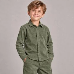Babycord Stoff Stretch 21 Wales Olive Babycord Stoff Stretch 21 Wales Olive