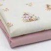 Cotton Poplin Digital Print - Pastel Flower Pink - (Cotton Poplin Printed)