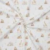 Cotton Poplin Digital Print - Family Animals Cotton Poplin Digital Print - Pastel Flower Pink - (Cotton Poplin Printed)