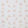 Poplin Katoen Digitale Print - Familie Giraffe