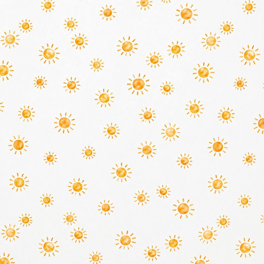 Cotton Poplin Digital Print - Little Suns Cotton Poplin Digital Print - Little Suns