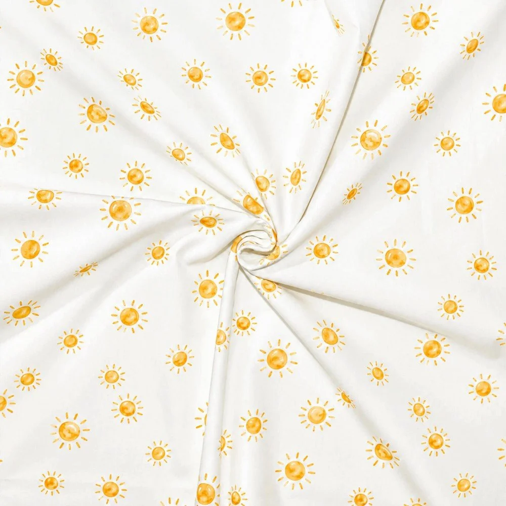Cotton Poplin Digital Print - Pastel Flower Pink - (Cotton Poplin Printed)
