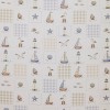 Bomuld Poplin Stof Digital Trykt - Maritime Tern