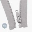 Fermeture Éclair Spirale Séparable YKK Gris Clair 30CM Fermetures Éclair Séparable Gris 30CM Nylon - (Séparable Fermetures Éclair Nyon YKK)