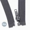Cerniera Lampo Divisibile YKK Grigio Scuro 45CM Nylon - (Divisibile Cerniera Lampo YKK In Plastica)