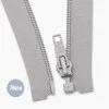 Fermetures Éclair Spirale Séparable Gris Clair (576) 70CM Nylon