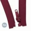Fermetures Éclair Spirale Séparable Bordeaux (527) 75CM Nylon