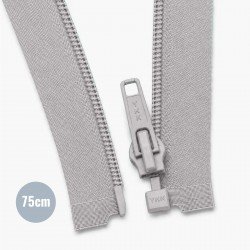 Zamki Błyskawiczne Rozdzielczy Spiralne YKK Jasnoszary (576) 75CM Nylon