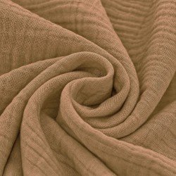 Double Gauze Fabric Cacao