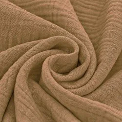 Double Gauze Fabric Cacao
