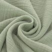 Tissu Double Gaze De Coton Vert Poussiéreux Tissu Double Gaze De Coton Vert Poussiéreux - (Tissus Deco)