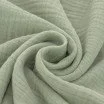 Baby Musselin Stof Dusty Grøn Baby Musselin Stof Dusty Grøn - (Dekorationsstoffer)