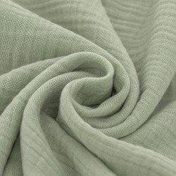 Double Gauze Fabric Dusty Green