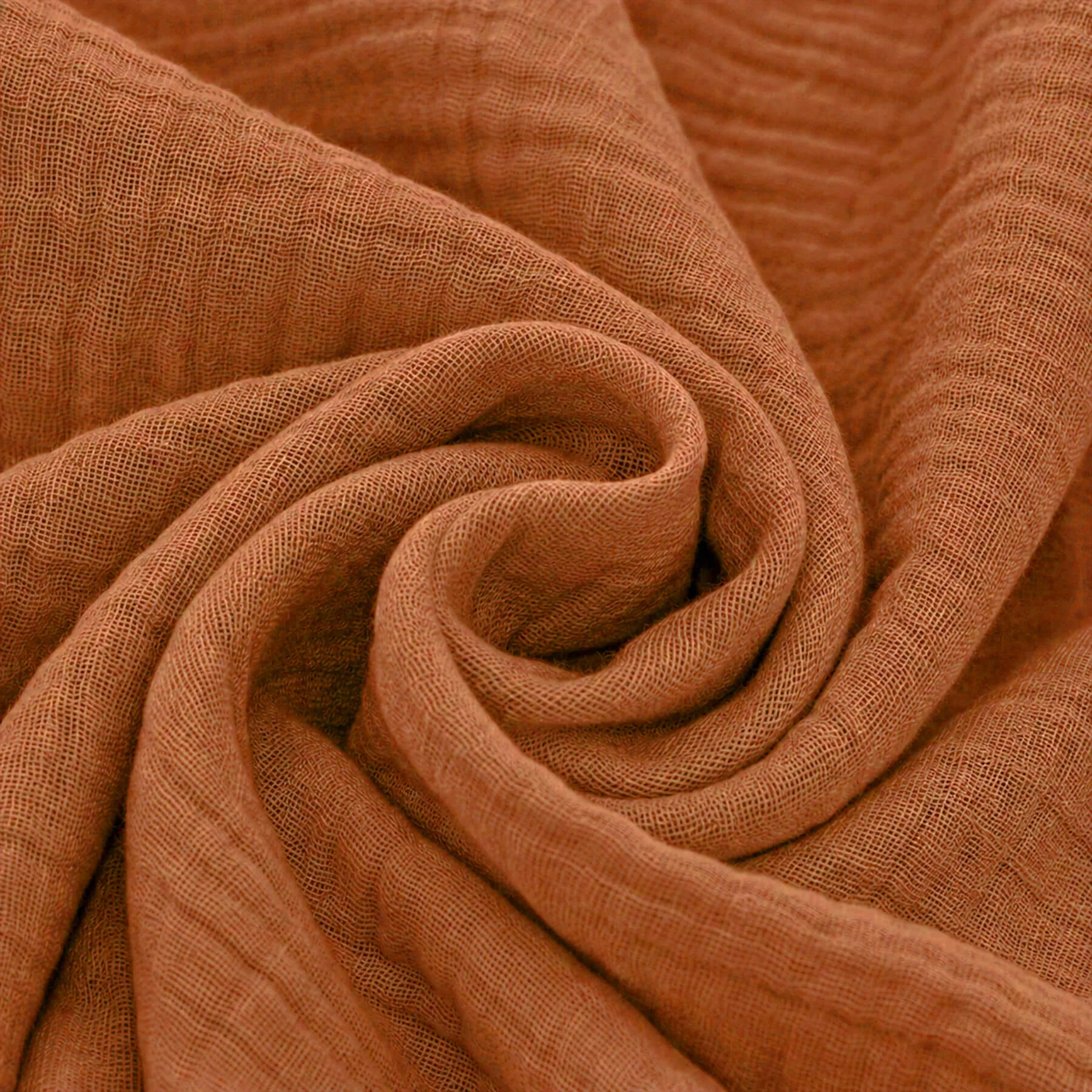 Hydrofiel Stof Dusty Oranje