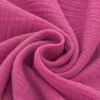 Tessuto Doppia Garza Di Cotone Fucsia