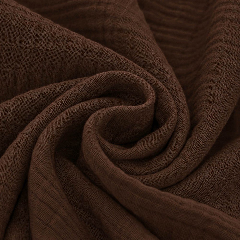 Double Gauze Fabric Light Brown Double Gauze Fabric Light Brown