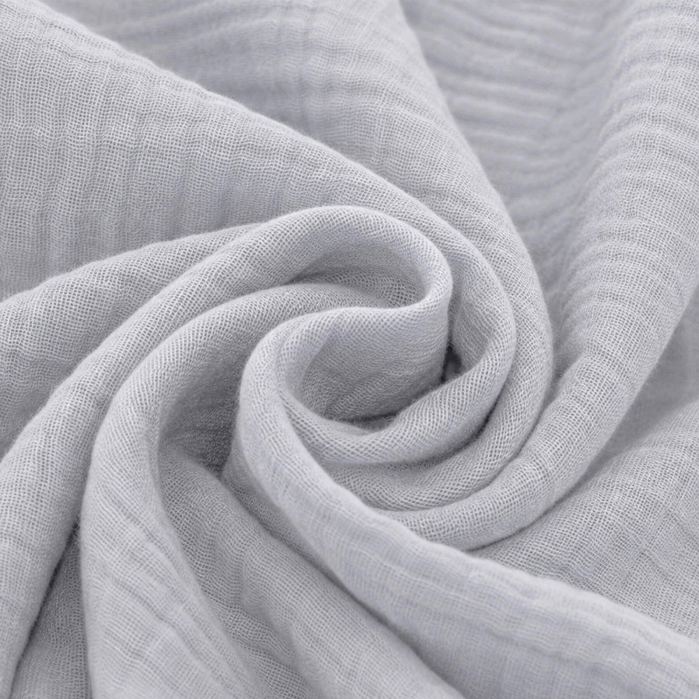 Double Gauze Fabric Light Grey