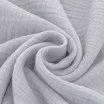 Tessuto Doppia Garza Di Cotone Grigio Chiaro Tessuto Doppia Garza Di Cotone Grigio Chiaro - (Deco Tessuti)