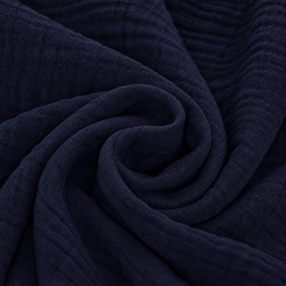 Double Gauze Fabric Navy