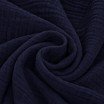 Double Gauze Fabric Navy Double Gauze Fabric Navy - (Deco Fabrics)