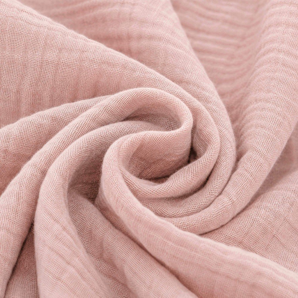 Double Gauze Fabric Nude Pink Double Gauze Fabric Nude Pink