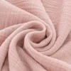 Tissu Double Gaze De Coton Nude Rose