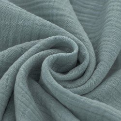 Double Gauze Fabric Old Green