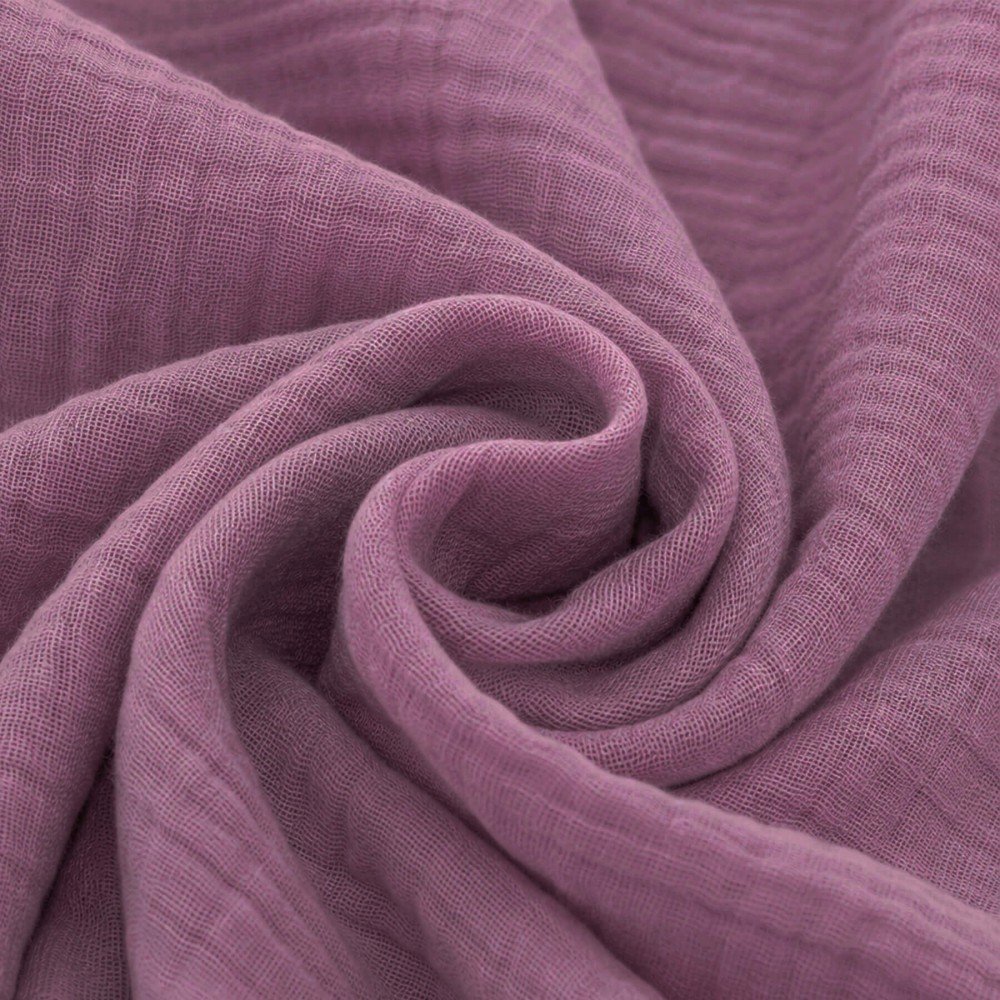 Double Gauze Fabric Old Lilac Double Gauze Fabric Old Lilac