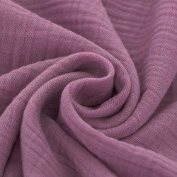 Double Gauze Fabric Old Lilac