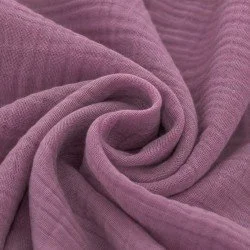 Double Gauze Fabric Old Lilac