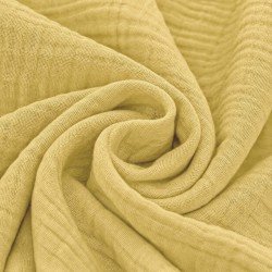 Double Gauze Fabric Old Yellow