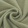 Baumwoll Musselin Stoff Olive 