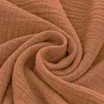 Tissu Double Gaze De Coton Pfirsich - (Tissus Deco)
