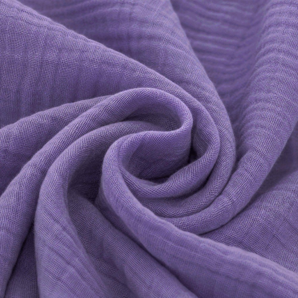 Double Gauze Fabric Purple Double Gauze Fabric Purple