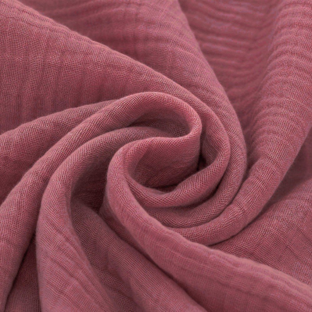 Double Gauze Fabric Raspberry Double Gauze Fabric Raspberry