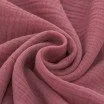 Double Gauze Fabric Raspberry Double Gauze Fabric Raspberry - (Deco Fabrics)