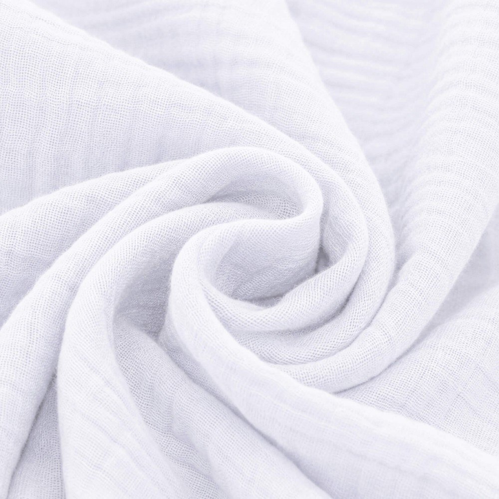Double Gauze Fabric White Double Gauze Fabric White