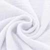 Tissu Double Gaze De Coton Blanc