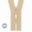 Usynlig Lynlås Beige (573) 60CM YKK Usynlig Lynlås Beige YKK 60CM Ikke-Delelige - (Usynlig Lynlåse YKK Ikke Delbar)