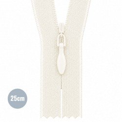Blinde Rits Ecru (841) 25CM YKK Niet Deelbaar Blinde Rits Ecru (841) 25CM YKK Niet Deelbaar