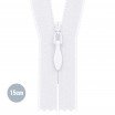 Zamek Błyskawiczny Kryty Biały (501) 15CM YKK Zamek Błyskawiczny Kryty Biały (501) YKK 15CM Not Divisible Zamek Błyskawiczne Kryty YKK